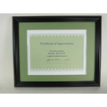 11"x14" Black Polymer Certificate Frame